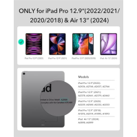 esr 6B016 Magnetické pouzdro s klávesnicí Rebound, pouzdro s klávesnicí kompatibilní s iPad Pro 12.9 2022/2021, volně plovoucí s