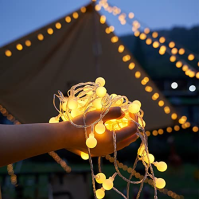 WOWDSGN Kulový světelný řetěz, 300 LED světelný řetěz 30M stmívatelný, párty světelný řetěz se zástrčkou pro vnitřní i venkovní 