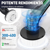 Čistící kartáč, [IPX8 Waterproof Upgrade] 14 IN 1 Homtronics Rotary Scrubber, [20KG Twist] Akumulátorový čistící kartáč pro koup