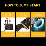 Y29Plus Auto Jump Starter Power Bank 12V 23800mAh Startér autobaterie do 8.0L benzínových a 6.5L naftových motorů, USB připojení