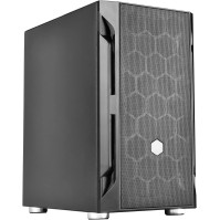 SilverStone Technology FARA H1M, Černý, ocelový panel, stylová a odlišná Micro-ATX herní skříň, SST-FAH1MB