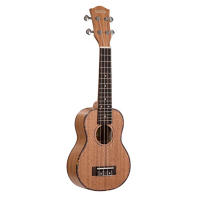 Cascha Sopránové ukulele Set Děti Dospělí I Ukulele Starter Kit 3 trsátka Taška Německý návod Ladička I Sopránové ukulele Mahago