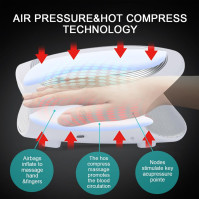 Handmassaggeräte, Multifunktionsmassagegerät, bezdrátové masážní přístroje, tři úrovně nastavení, funkce ohřevu