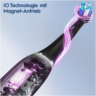 Oral-B iO Series 8 Elektrický zubní kartáček, 6 režimů čištění zubů, magnetická technologie, barevný displej & cestovní