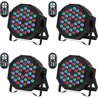 LED Par reflektor 36 LED pódiových světel 9 režimů RGB party světla s dálkovým ovládáním a DMX512 řízením osvětlení reflektorů p