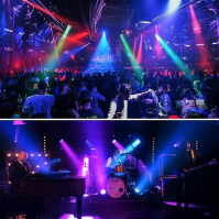 SEBRUANC RGBW LED Par Spotlight, 4PCS 7 LED reflektorů Stage Light s dálkovým ovládáním 8 módů Disco Light Effects pro DJ Bar Sv