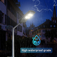 Wstan 200w Solar Street Light Led Outdoor se solárním panelem, solární pouliční osvětlení 6500k Cool White se senzorem pohybu pr