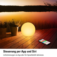 Eve Flare - přenosná chytrá LED lampa s technologií Apple HomeKit, voděodolností IP65 a bezdrátovým nabíjením, Bluetooth a závit