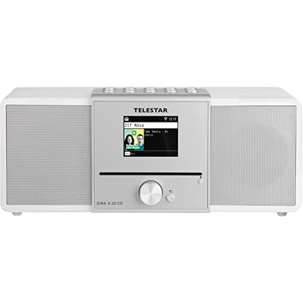 Telestar DIRA S 32i CD - Internetové rádio/DAB+ Digitální rádio (Stereo, UKW/DAB/DAB+, CD přehrávač, WLAN, LAN, Bluetooth, Strea