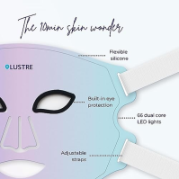 LUSTREÂ® ClearSkin Revive LED maska - pro pleť se sklonem k nedokonalostem | Červené a modré světlo - kosmetická terapie pro obl