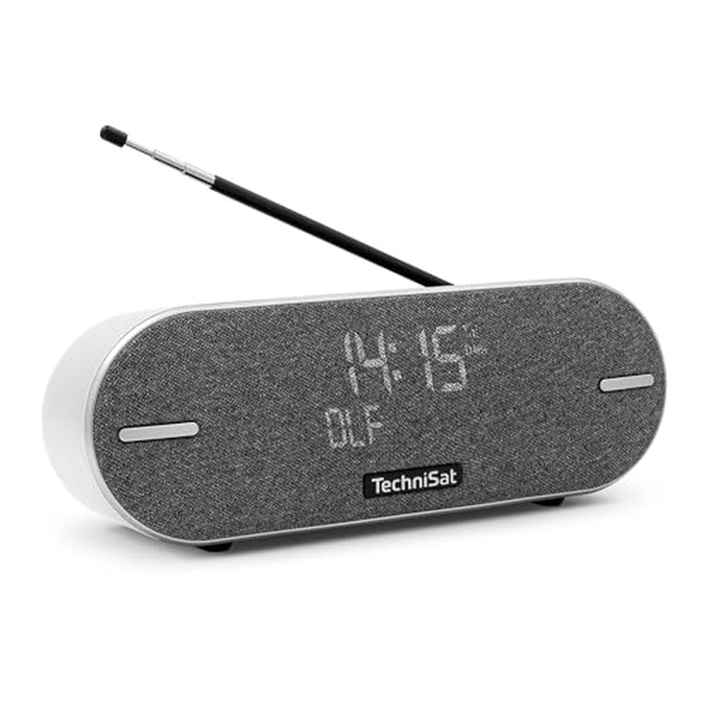 TechniSat DIGITRADIO BT 2 - přenosný prémiový Bluetooth reproduktor s digitálním rádiem DAB+ (FM, hodiny, časovač budíku, voděod