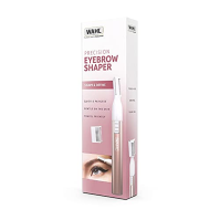 Wahl Ladies Precision Eyebrow Shaper, Dámský zastřihovač obočí, Oplachovatelná hlava, Bateriový zastřihovač pro ženy, Bezbolestn