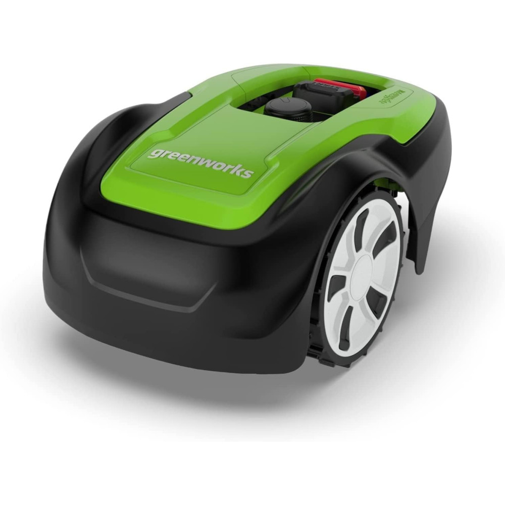 Greenworks Optimow M - Robotický sekačka na trávu pro plochy do 500 m² s možností pracovat na 30% sklonu, ultra tichý