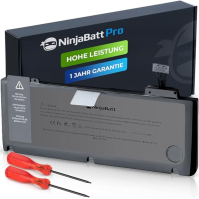 NinjaBatt Baterie A1278 A1322 Kompatibilní s Apple MacBook Pro 13" [2009 2010 2011 2012 Years] - Vysoký výkon [76.56Wh/11.6V]