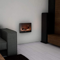 Elektrický krb Cecotec Ready Warm 2200 Curved Flames. Maximální výkon 2000 W, velikost 22", 2 úrovne výkonu, plocha pokrytí 20 m