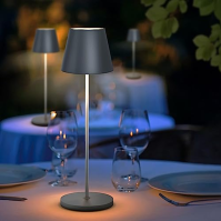 Postlucky Stolní lampa Bezdrátová stmívatelná dotyková LED stolní lampa Venkovní dobíjecí stolní lampa na baterie s nabíjecí sta