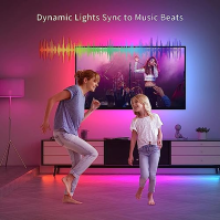 Alexa LED Strip 10m, Wifi LED Strip Lights RGB LED Stripes LED Fairy Lights Music Syncing, Tuya App Function with Google Assista