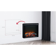 Elektrická krbová vložka Dimplex XHD23 Firebox - Efekt plamene Optiflame - LED žárovky s dlouhou životností - Elektrický krb s o