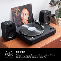 House of Marley Get Together Duo Bluetooth Bookshelf Speakers Black - bezdrátový reproduktor pro gramofon, napájení ze sítě / 25