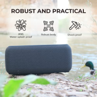 VULKKANO Blast XL - velký výkonný reproduktor Bluetooth 60 W - přenosný bezdrátový reproduktor s Bluetooth 5.0, výdrží baterie 2