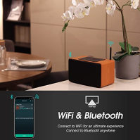 August WiFi Multiroom Wireless Stereo Speaker WS350 - Výkonný 30 W reproduktor s WiFi a Bluetooth - kompatibilní se Spotify, Tun