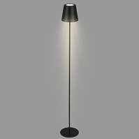 BRILONER - LED dobíjecí stojací lampa 3 v 1, stupňovitě stmívatelná, dotyková, LED stojací lampa venkovní, LED stojací lampa bez