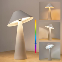 Lalavon stmívatelná dobíjecí stolní lampa Touch, RGB stolní lampa bezdrátová s magnetem, 3000K-6000K dobíjecí stolní lampa dobíj