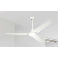 72268 Westinghouse 142 cm bílý interiérový stropní ventilátor, sada světel s opálovým matným sklem