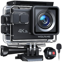 WOLFANG GA100 Action Cam 4K 20MP podvodní kamera WiFi 40M vodotěsná kamera se stabilizátorem obrazu EIS Kamera na helmu 170°