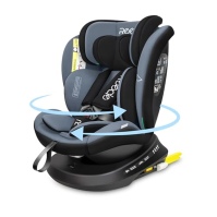 Dětská autosedačka Reecle 360 Swivel i-Size s ISOFIX 40-150 cm (0-36 kg) Reboarder, od narození do 12 let, ECE R129