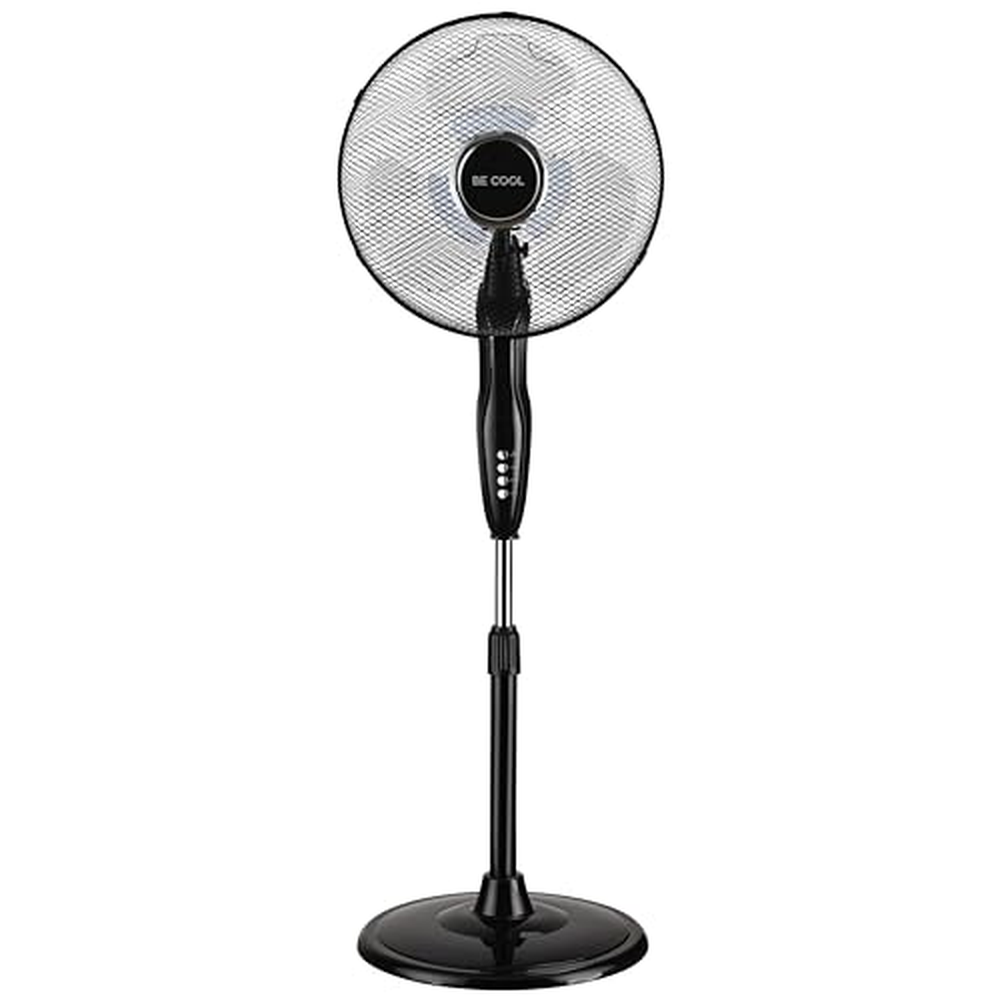 Stojanový ventilátor Be Cool 40 cm s dálkovým ovládáním BC16SFRC - Ø 40 cm, 45 W, 3 nastavení rychlosti, dálkové ovládání, černý