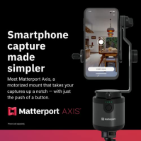 Matterport Axis Gimbal Stabilizer for Smartphone Camera - motorizovaný otočný držák pro profesionální 3D 360° fotografické skeno