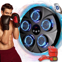 SUNFORSKY Boxing Musical Wall Boxing, hudební boxovací stroj, hudební boxovací stroj, domácí trénink pro děti a dospělé, včetně