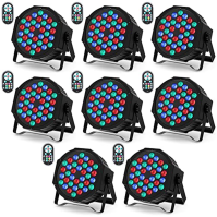 U`King LED Par Spotlight 36 LED jevištní světlo party light RGB DMX512 s dálkovým ovládáním, disco light reflektor osvětlení poh