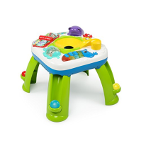 Bright Starts Having a Ball Get Rollin' Activity table - hraje více než 60 písniček, 4 jazyky, včetně 6 míčků, rampy s míčky, pi