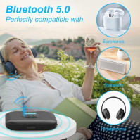 Přenosný CD přehrávač, MONODEAL Přenosný Bluetooth, dobíjecí s reproduktorem a FM vysílačem, Discman CD přehrávač do auta