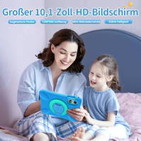 OUKITEL OT6 Kids Tablet - 16GB+64GB(1TB TF) Tablet pro děti 10 palců, WiFi 6, 8000mAh Android 13 Tablety s perem, dětský prostor