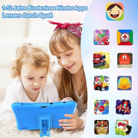 Semeakoko Kids Tablet 10" Android 13 Tablet pro děti od 3-12 let Dětský tablet s WiFi Bluetooth Duální fotoaparát 3+32GB Rodičov