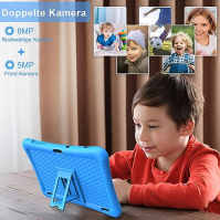 Semeakoko Kids Tablet 10" Android 13 Tablet pro děti od 3-12 let Dětský tablet s WiFi Bluetooth Duální fotoaparát 3+32GB Rodičov