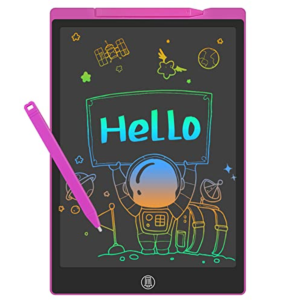 GUYUCOM LCD psací tablet Doodle Board Barevný kreslící tablet 12 palců, vzdělávací a výukové hračky pro děti