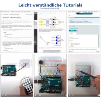 SunFounder Ultimate Starter Kit kompatibilní s Arduino UNO IDE Scratch, sada 3 v 1 IoT/Smart Car/Basic Kit s online výukovými pr