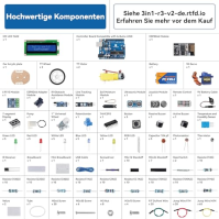 SunFounder Ultimate Starter Kit kompatibilní s Arduino UNO IDE Scratch, sada 3 v 1 IoT/Smart Car/Basic Kit s online výukovými pr