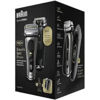 Pánský holicí strojek Braun Series 9 Pro+, elektrický holicí strojek s 5 holicími prvky Pro, zastřihovač dlouhých chloupků