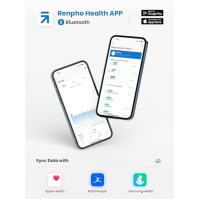 RENPHO Smart Wi-Fi váha na tělesný tuk pro měření tělesné hmotnosti, digitální váha do koupelny s Bluetooth, váha pro sledování 