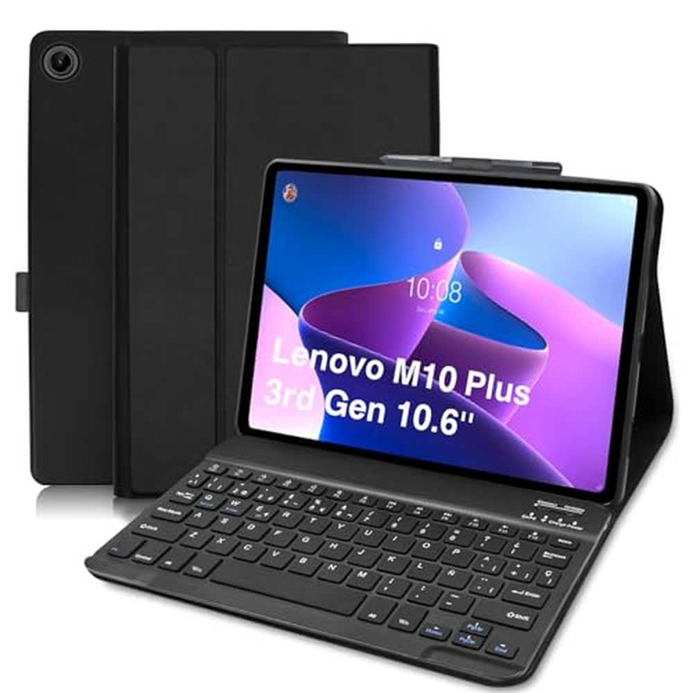 Pouzdro s klávesnicí pro Lenovo Tab M10 Plus 3rd Gen 10,6", pouzdro s klávesnicí pro Lenovo Tab M10 Plus 3rd Gen (TB-125FU/128FU