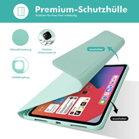 Pouzdro s Bluetooth klávesnicí LAMA pro 10,9'' iPad Air 2022(5. generace), iPad Air 2020(4. generace), 11'' iPad Pro 2020(2. gen