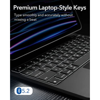 ESR Rebound Magnetic Keyboard Case, pouzdro s klávesnicí pro iPad kompatibilní s iPad Pro 11/iPad Air 5/4, volně plovoucí stoján