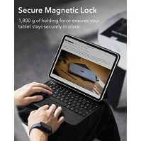 ESR Rebound Magnetic Keyboard Case, pouzdro s klávesnicí pro iPad kompatibilní s iPad Pro 11/iPad Air 5/4, volně plovoucí stoján