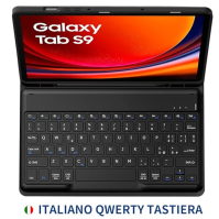 EasyAcc Kryt s klávesnicí kompatibilní se Samsung Galaxy Tab S9 FE 10,9" / S9 11" 2023 s ochrannou fólií, [italský], odnímatelné