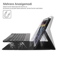 Pouzdro s klávesnicí GOOJODOQ kompatibilní s iPad 10.2 (7. generace 2019) / (8. generace 2020) / (9. generace 2021), magnetická 